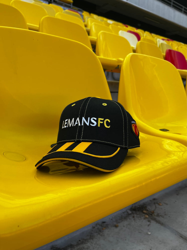 Casquettes supporters Noire et Jaune