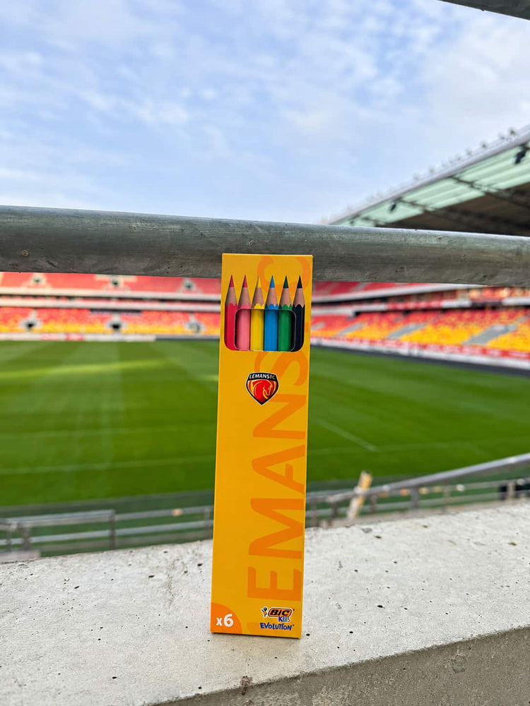 Set 6 crayons de couleur