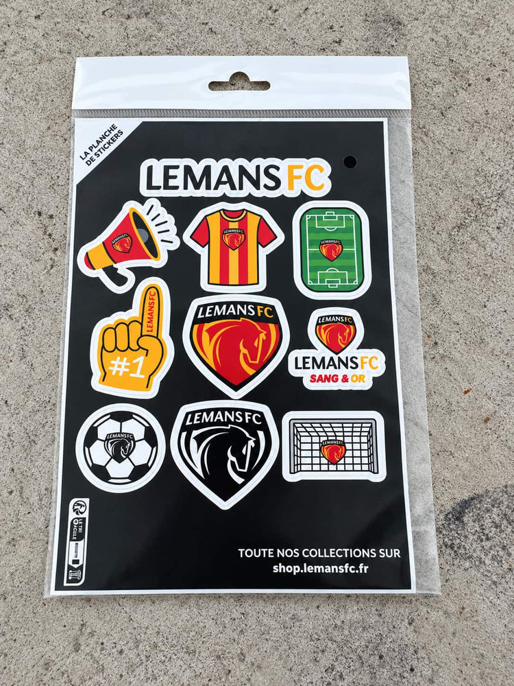 Planche stickers Le Mans FC