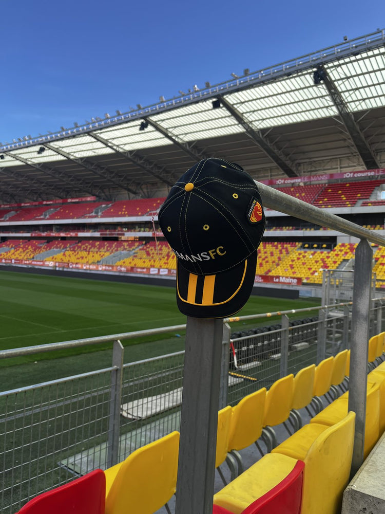 Casquettes supporters Noire et Jaune
