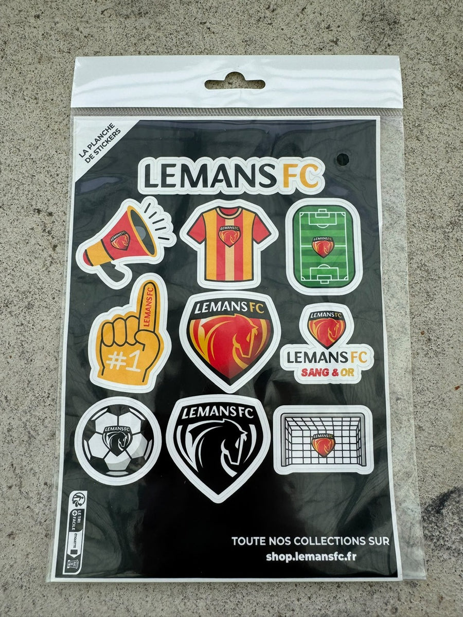 Planche stickers Le Mans FC