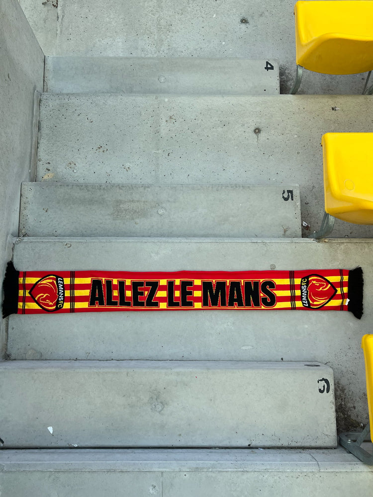 écharpe fan rayée le mans fc
