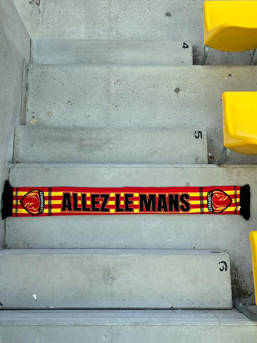 écharpe fan rayée le mans fc