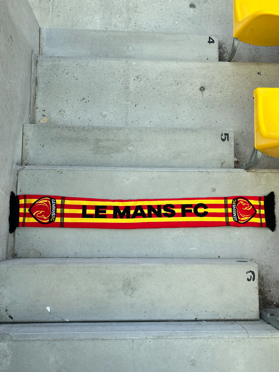 écharpe fan rayée le mans fc