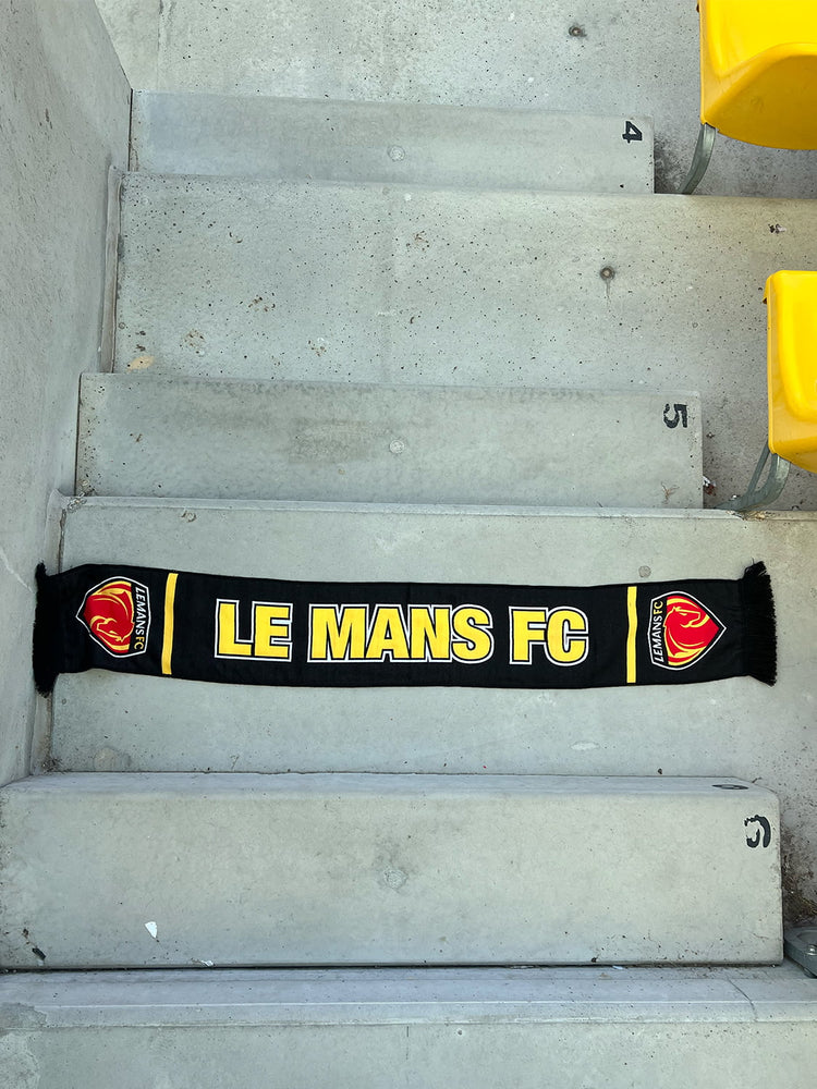 écharpe supporter noire le mans fc