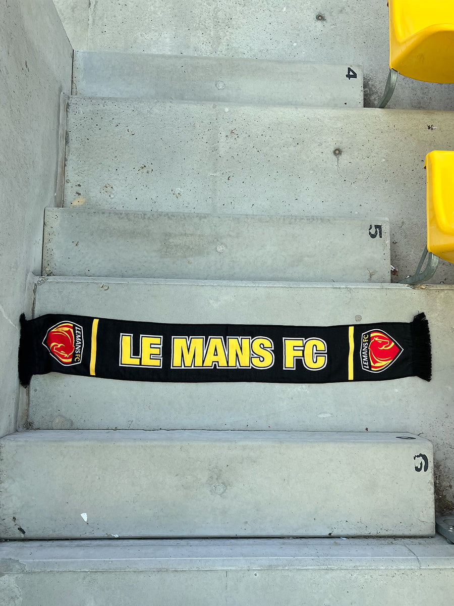 écharpe supporter noire le mans fc
