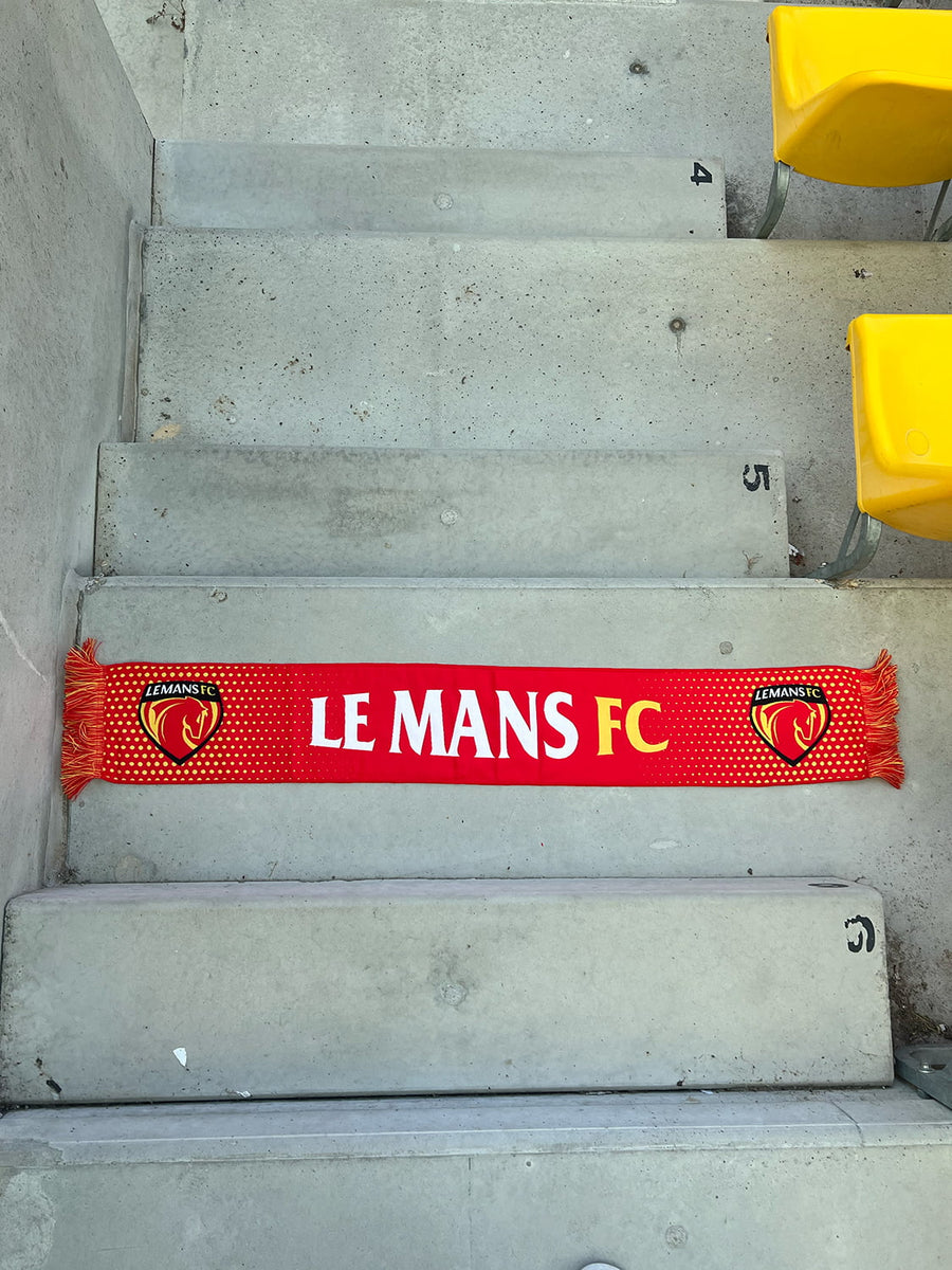 écharpe supporter rouge le mans fc