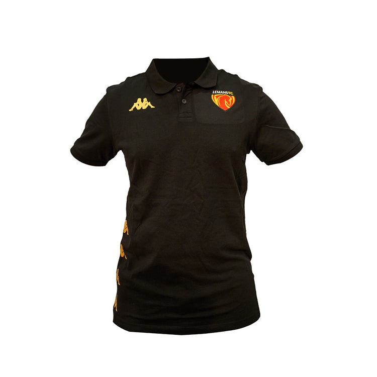 DESTOCKAGE Polo Noir - Kappa Adulte