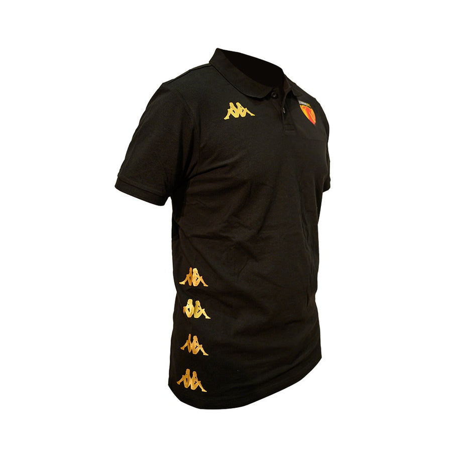DESTOCKAGE Polo Noir - Kappa Adulte