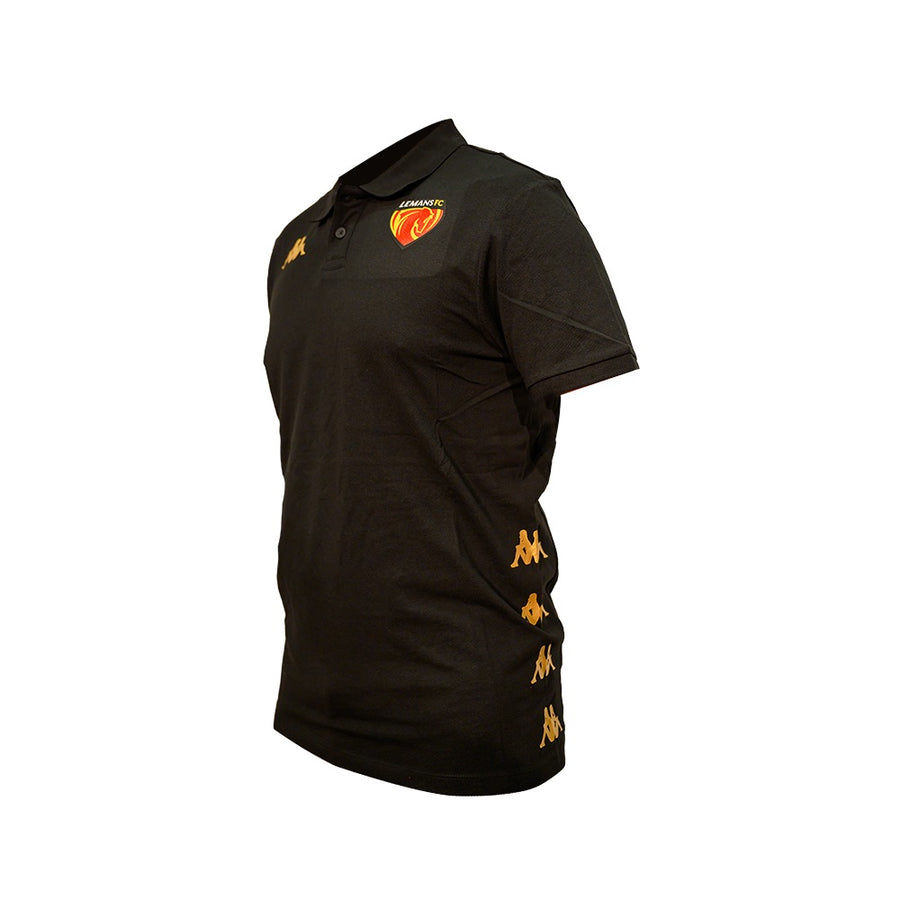 DESTOCKAGE Polo Noir - Kappa Adulte
