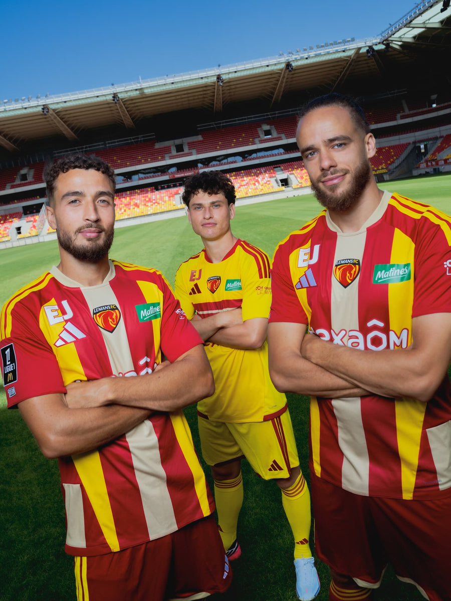 Maillots domicile et extérieur Le Mans FC 2026/2027