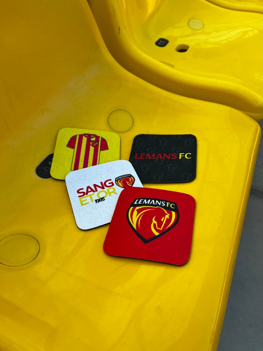 Set 4 dessous de verres Le Mans FC