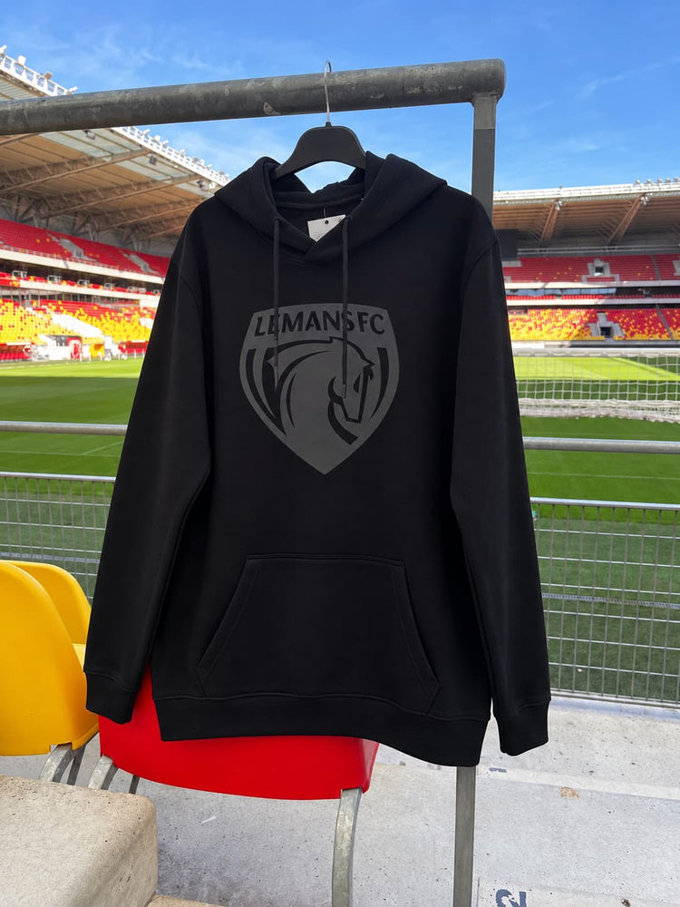 Sweat à capuche Noir logo Le Mans FC