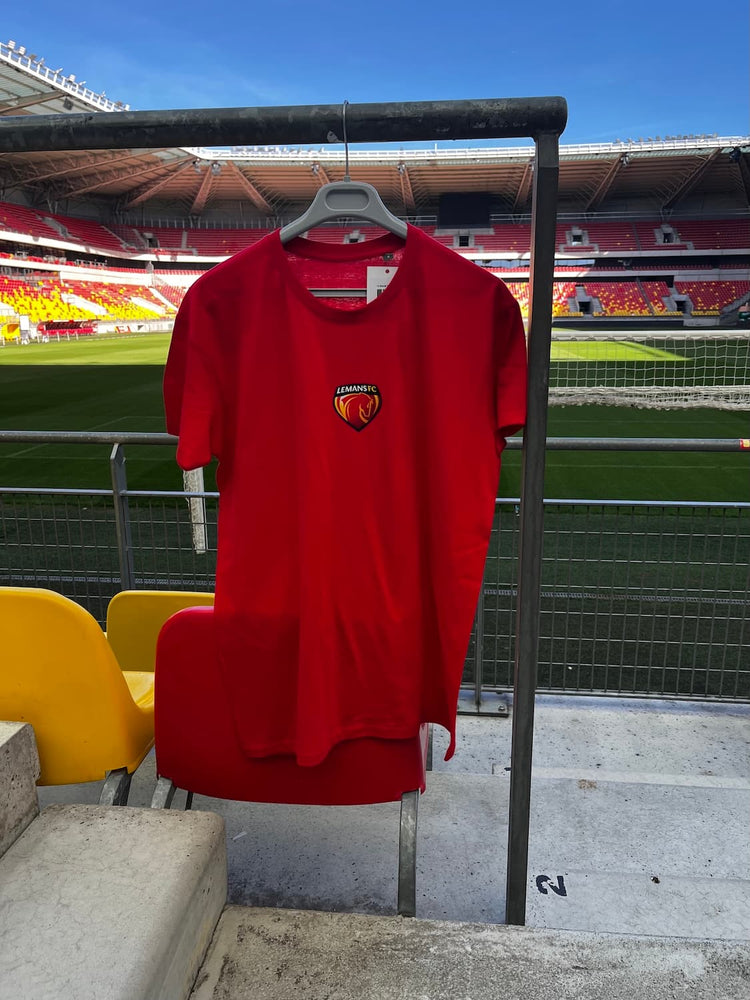 T-shirt logo rouge Le Mans FC