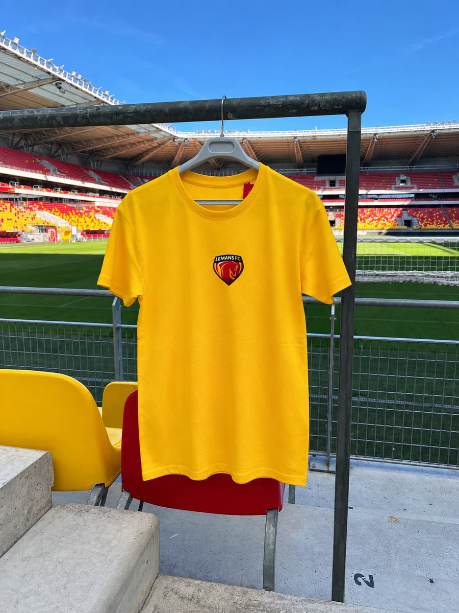T-shirt logo jaune Le Mans FC